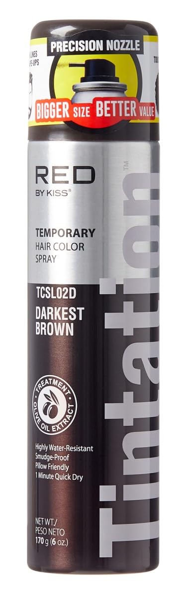 RED by Kiss Tintation Temporary Hair Color Spray