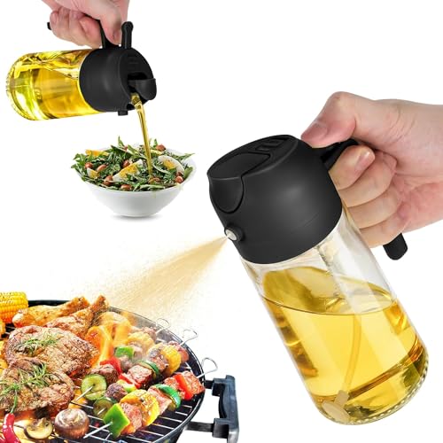 TrendPlain 16oz Oil Dispenser Bottle for Kitchen