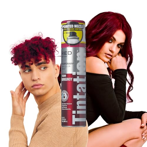 RED by Kiss Tintation Temporary Hair Color Spray