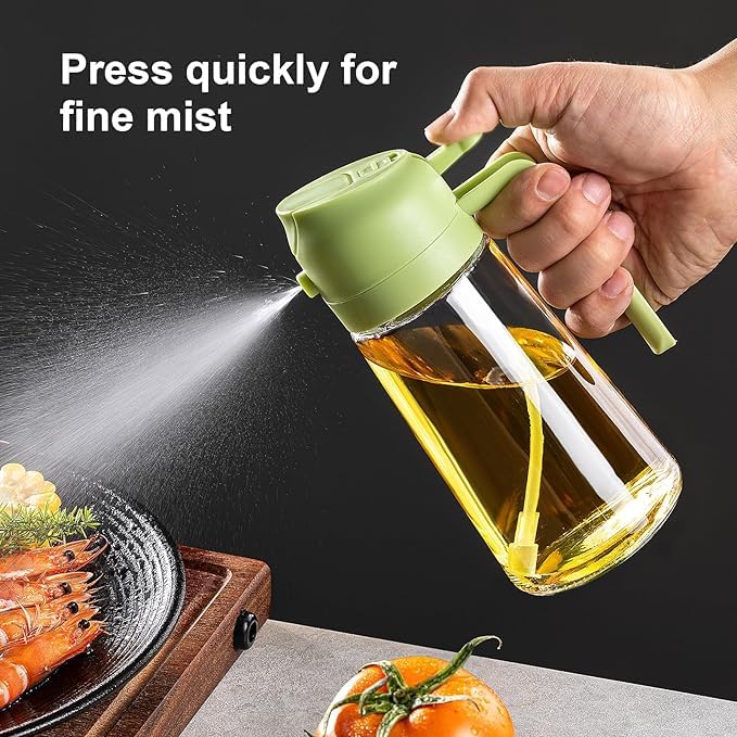 TrendPlain 16oz Oil Dispenser Bottle for Kitchen