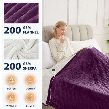 Homemate Heated Blanket Electric Throw