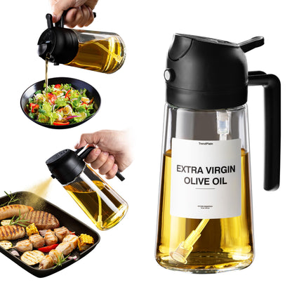 TrendPlain 16oz Oil Dispenser Bottle for Kitchen