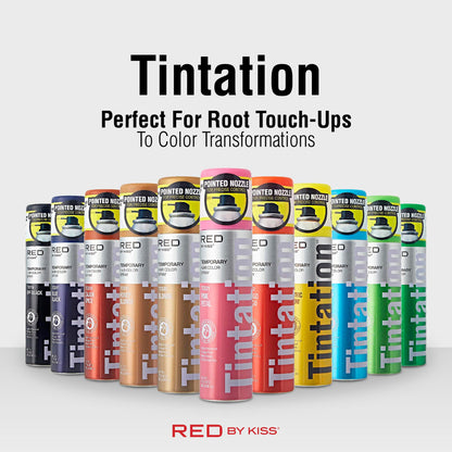 RED by Kiss Tintation Temporary Hair Color Spray