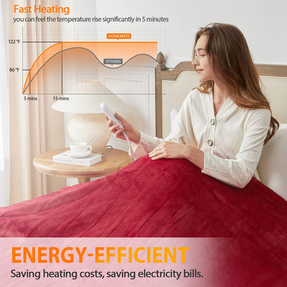 Homemate Heated Blanket Electric Throw