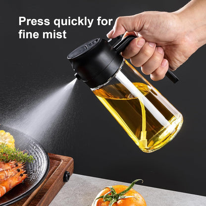 TrendPlain 16oz Oil Dispenser Bottle for Kitchen