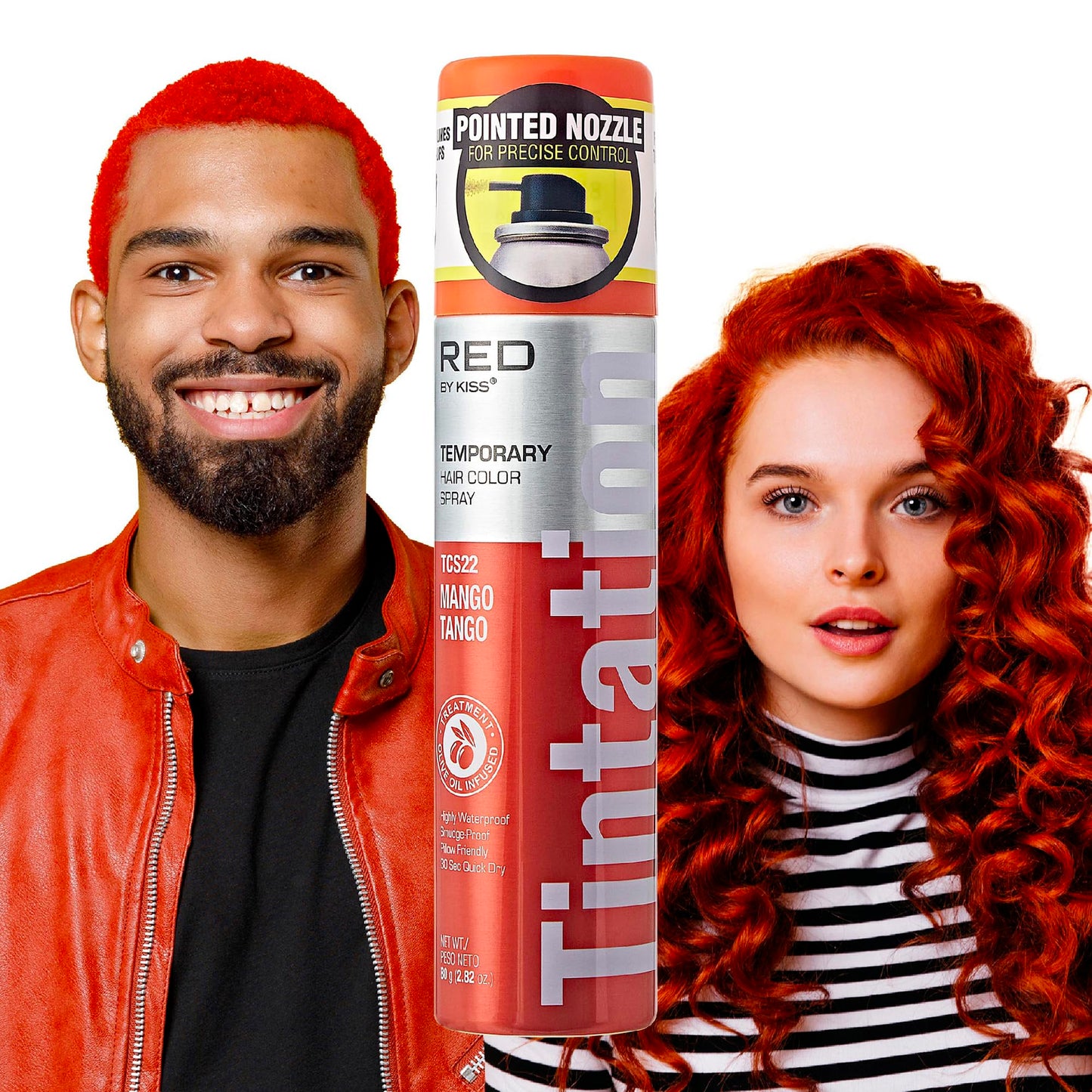 RED by Kiss Tintation Temporary Hair Color Spray